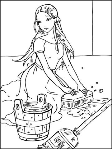 Cinderella New Coloring Pages 22