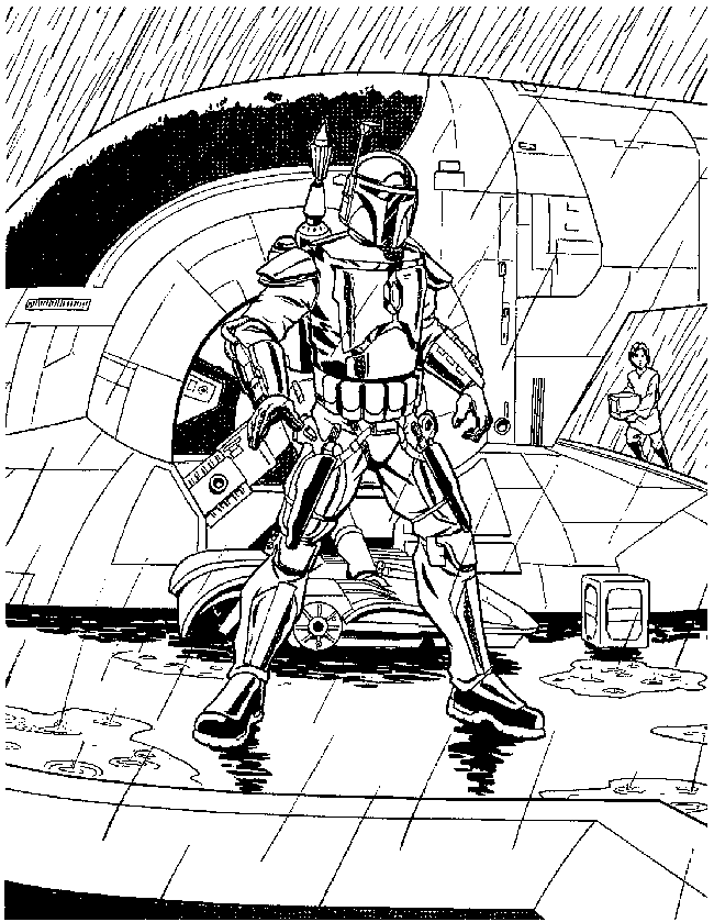Clone Wars Coloring Pages 11