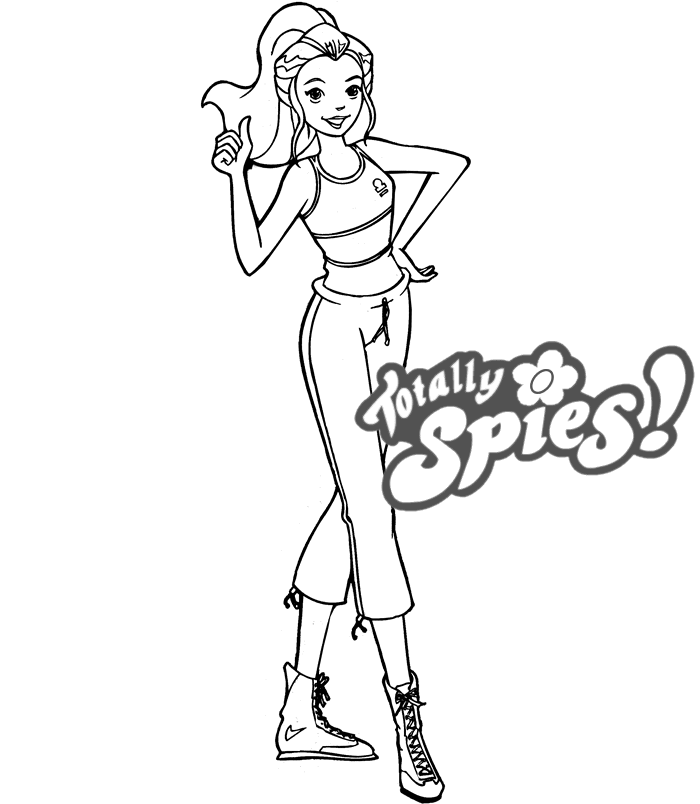 Totally Spies Coloring Pages 5