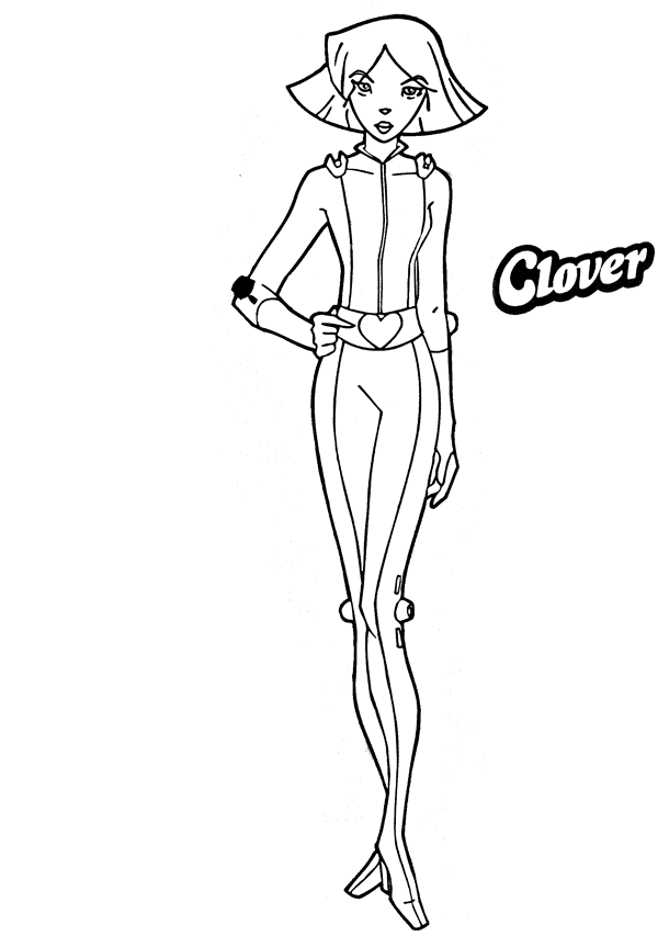 Totally Spies Coloring Pages 8