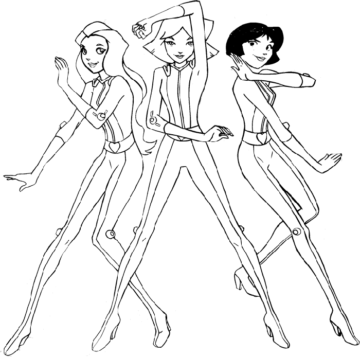 Totally Spies Coloring Pages 14