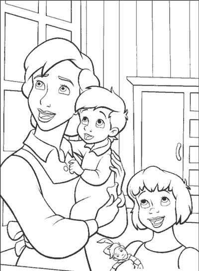 Peter Pan Coloring Pages 1