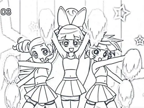 Power Puff Girls Z Coloring Pages 9
