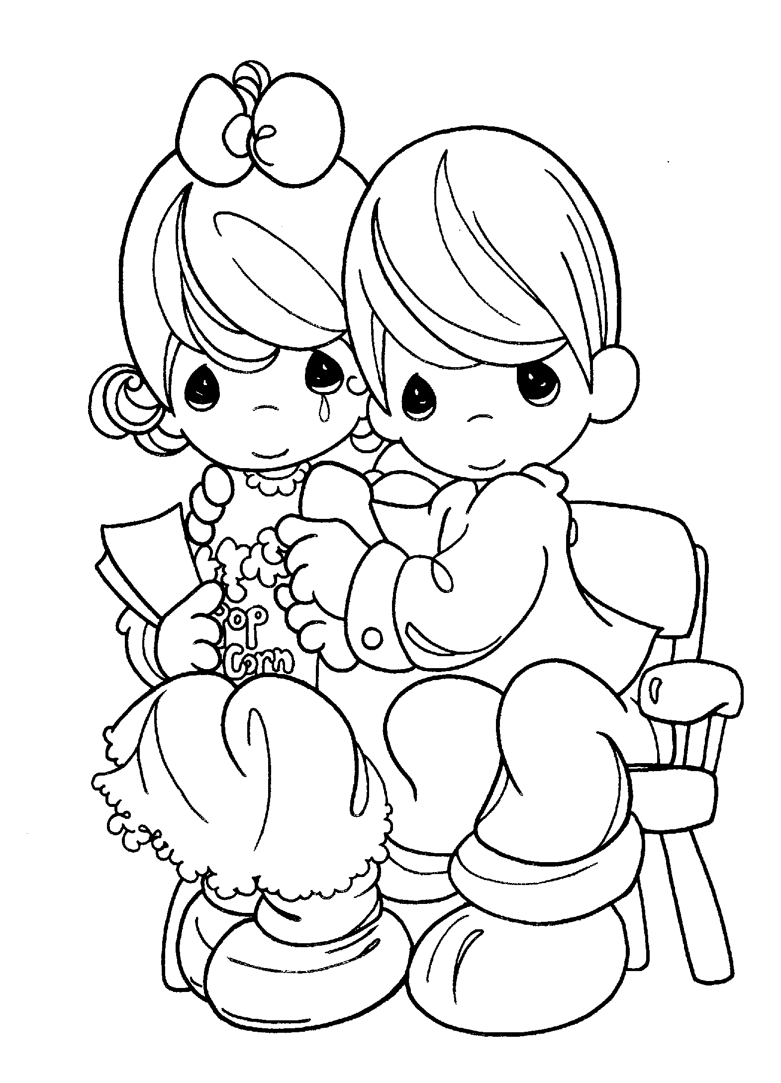 Precious Moments Coloring Pages 10