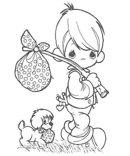 Precious Moments Coloring Pages 7