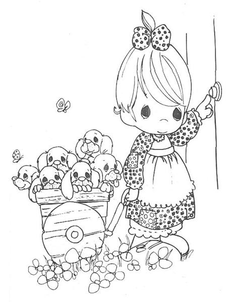 Precious Moments Coloring Pages 9