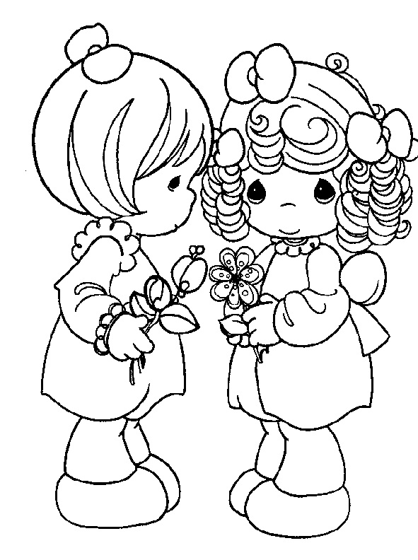 Precious Moments Coloring Pages 11