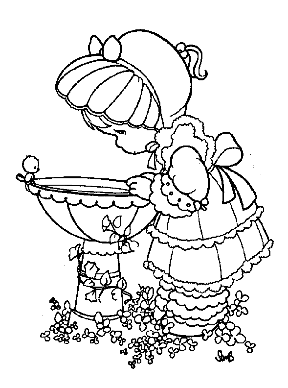 Precious Moments Coloring Pages 12