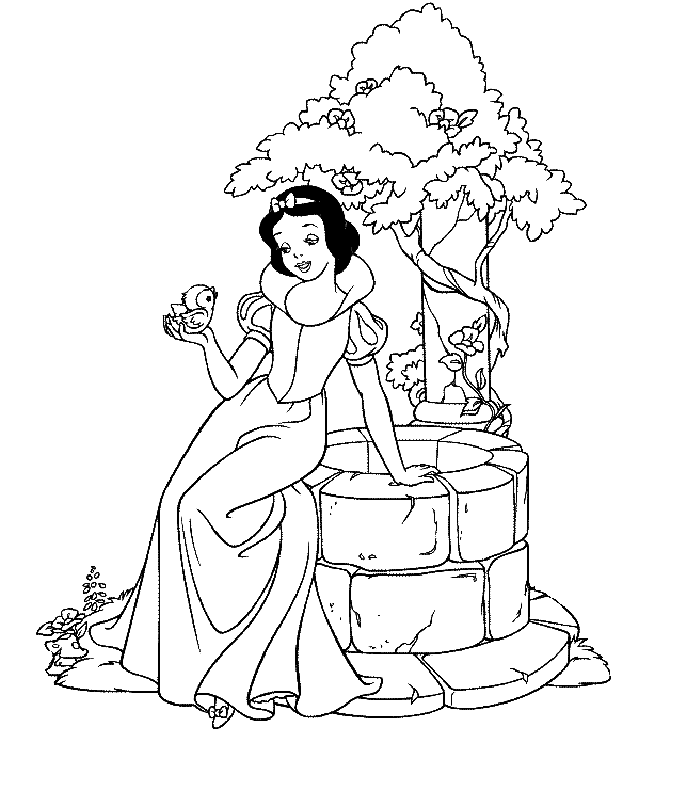 coloring pages disney fairies. Princess Coloring Pages 12