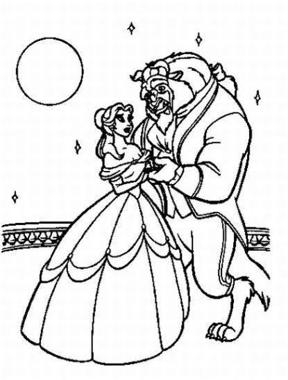 disney princesses coloring pages belle. Kidsmar , page beauty and out