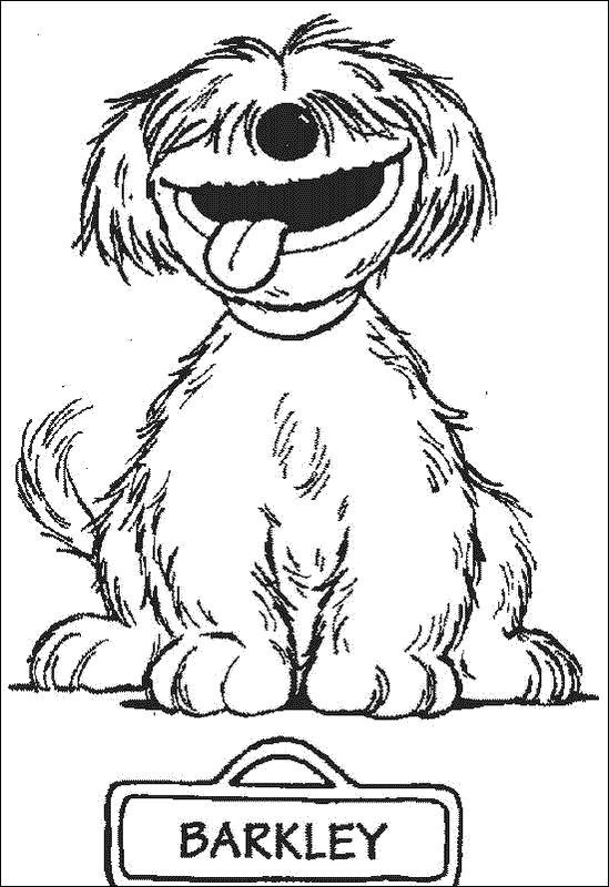 Sesame Street Coloring Pages 9