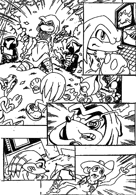 Sonic Adventure Coloring Pages 3