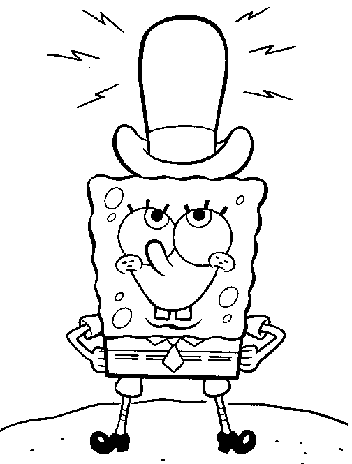 Printable Sponge Bob Coloring Pages 8
