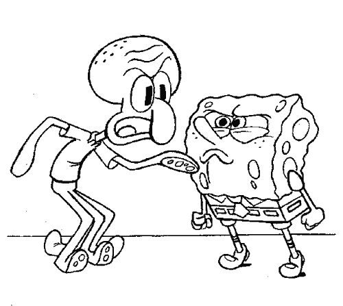 Spongebob Squarepants Coloring Pages 9