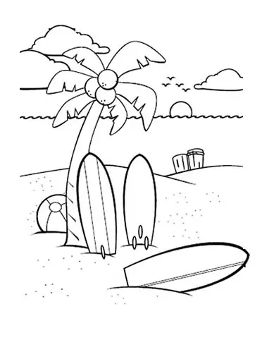 Coloring Pages Summer 1