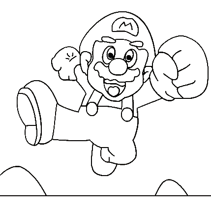Super Mario Coloring Pages 8