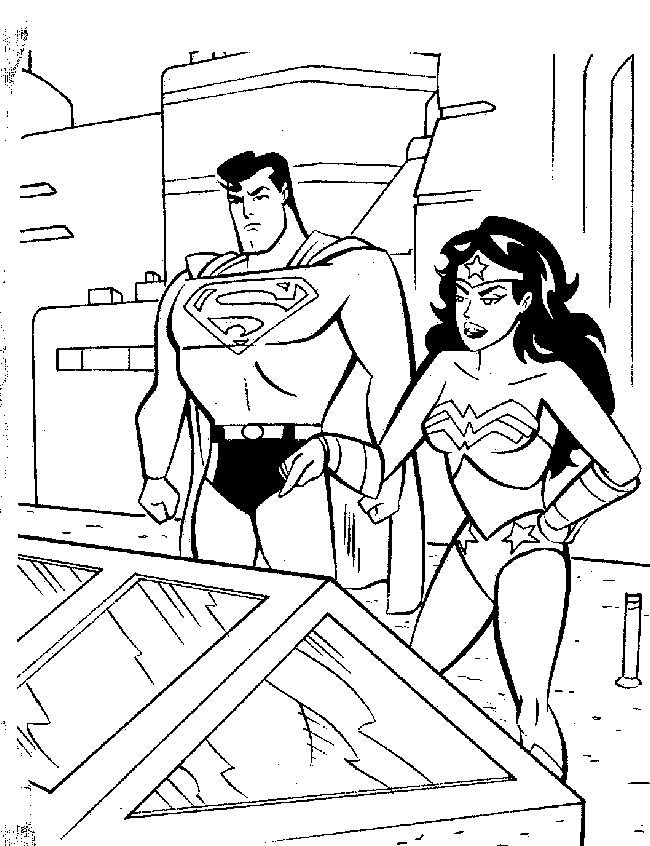 Superman Coloring Pages 5