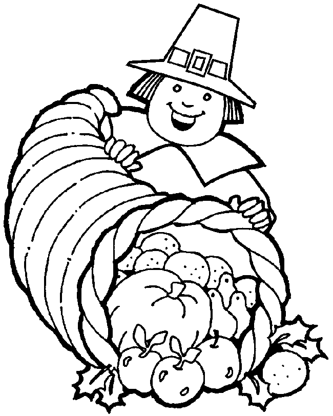 Thanksgiving Coloring Pages 9