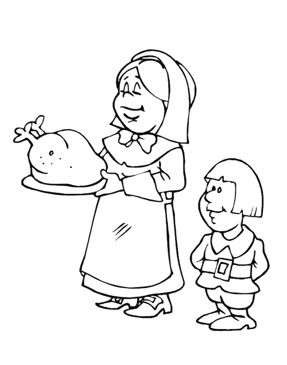 Thanksgiving Coloring Pages 8