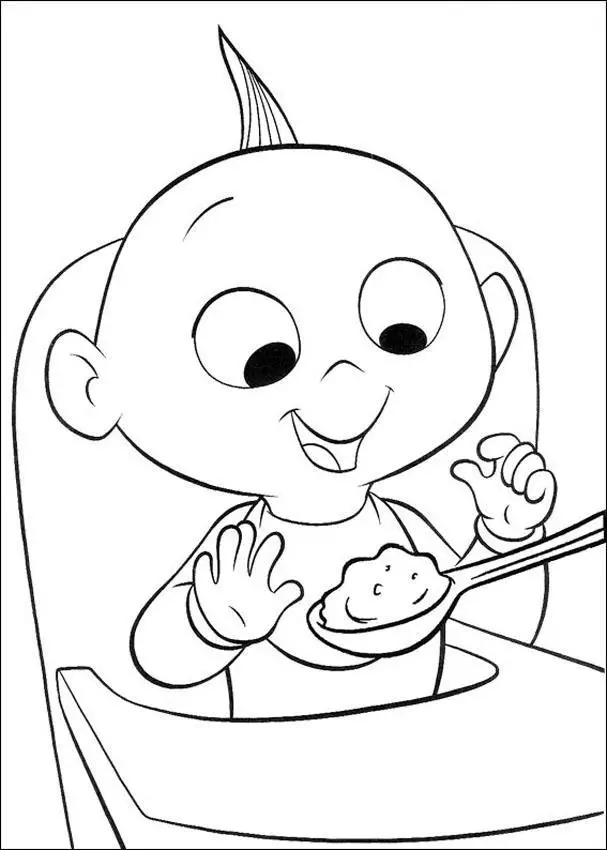 The Incridible Coloring Pages 10