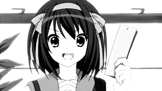 The Melancholy of Haruhi Suzumiya Coloring Pages 1