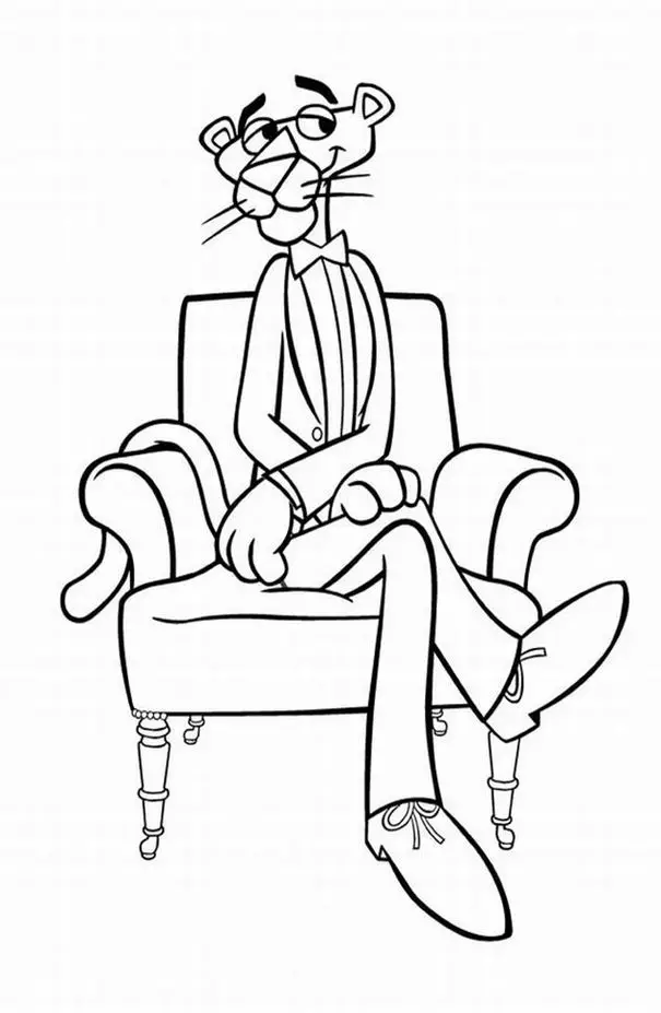 The Pink Panther Show Coloring Pages 4