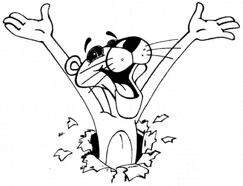 The Pink Panther Show Coloring Pages 6