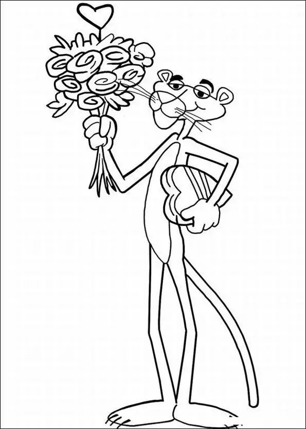 The Pink Panther Show Coloring Pages 9