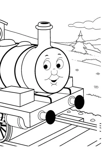 Thomas Coloring Pages 3