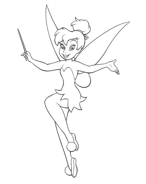 Tinkerbell Coloring 5