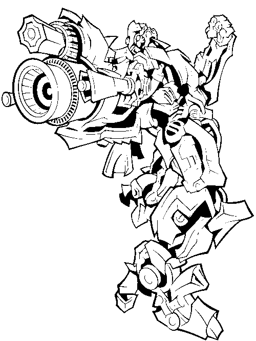 Transformer Coloring Pages 2