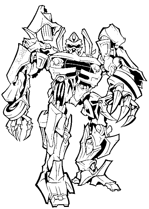 Transformer Coloring Pages 3