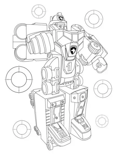 Transformer Coloring Pages 3