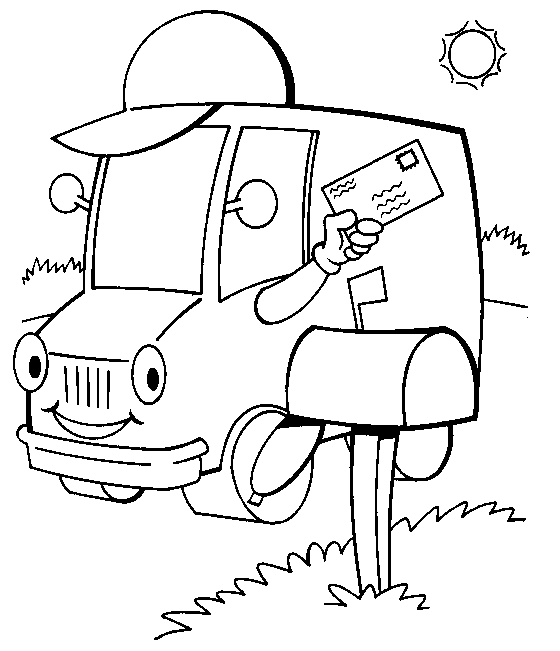 Truck Coloring Pages 9
