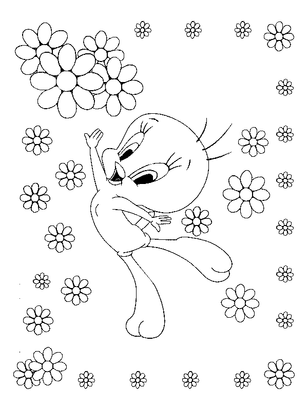 coloring pages of tweety. Tweety Coloring Pages