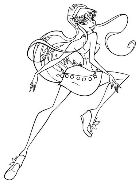 Winx Club Coloring Pages 1