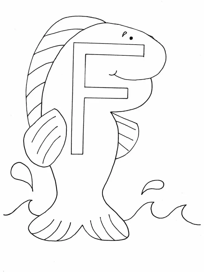 Alphabet Coloring Pages 8