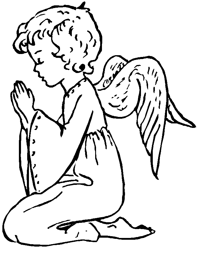 Angel Coloring Pages 5