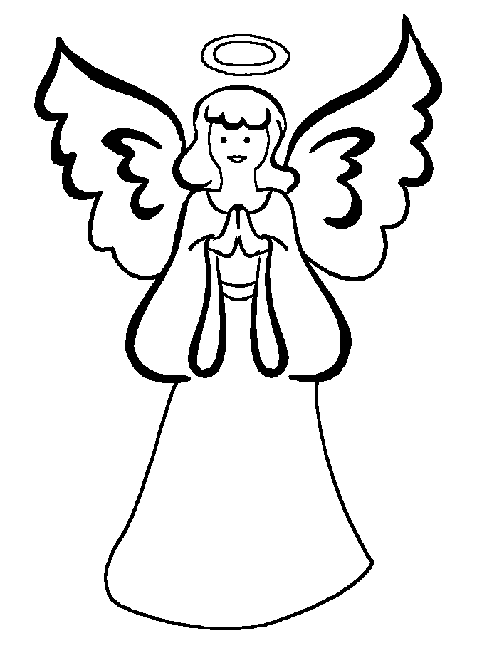 Angel Coloring Pages 9