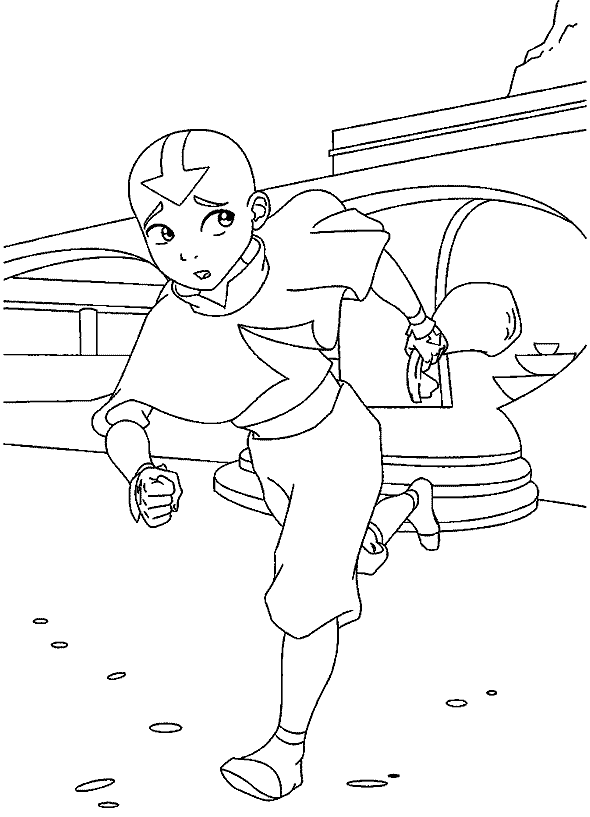 Avatar The Last Airbender Coloring Pages 10