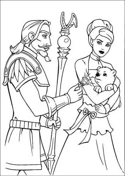 Barbie and The Magic Pegasus Coloring Pages 9