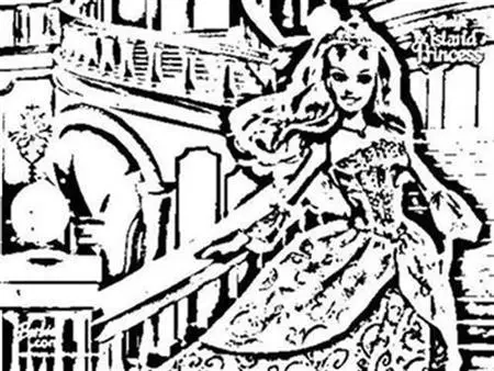 Barbie as The Island Princess Coloring Pages 1