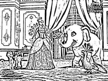 Barbie as The Island Princess Coloring Pages 5
