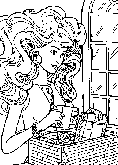 Barbie Coloring Pages 5
