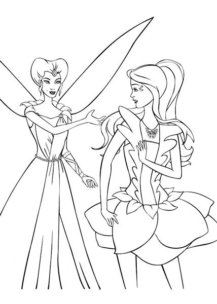 Barbie Fairytopia Coloring Pages 10