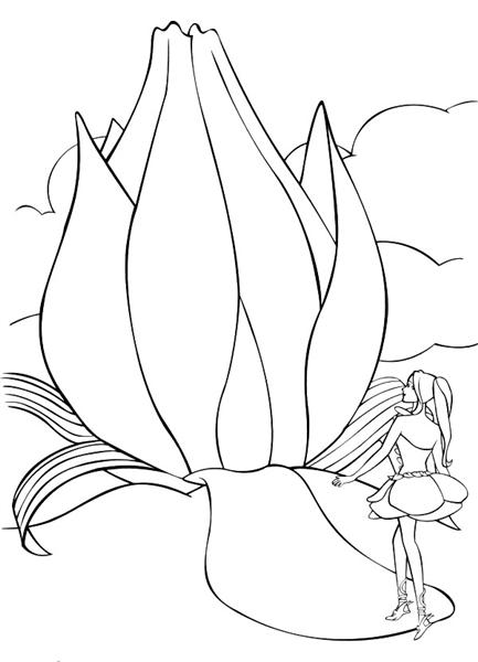 Barbie Fairytopia Coloring Pages 4