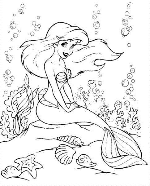 Barbie in a Mermaid Tale Coloring Pages 11