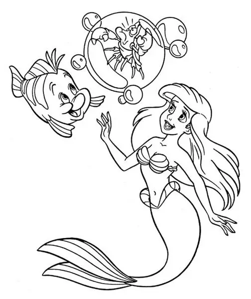 Barbie in a Mermaid Tale Coloring Pages 9