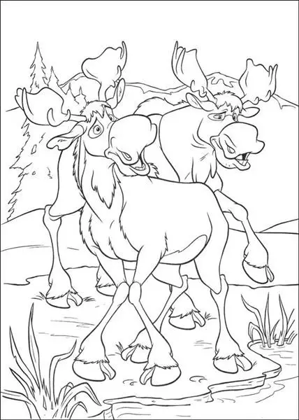 Brother Bear Coloring Pages 3