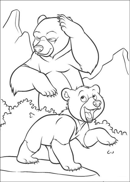 Brother Bear Coloring Pages 8